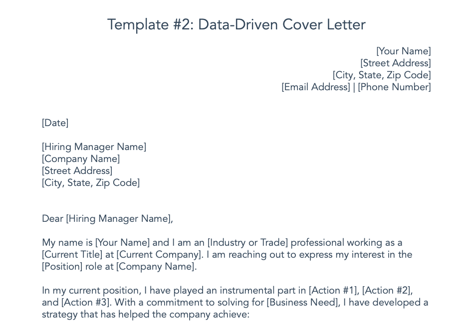 cover letter name examples